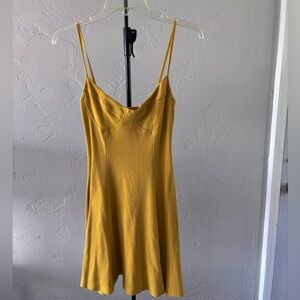 SHEIN Mustard Yellow Dress